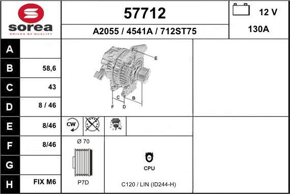 EAI 57712 - Alternateur cwaw.fr