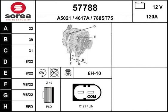 EAI 57788 - Alternateur cwaw.fr