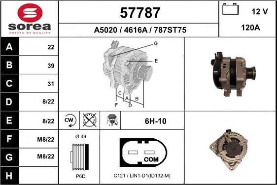 EAI 57787 - Alternateur cwaw.fr