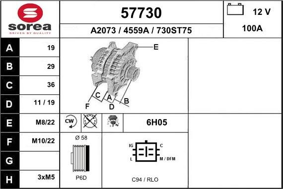 EAI 57730 - Alternateur cwaw.fr