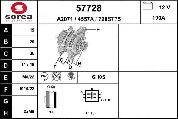 EAI 57728 - Alternateur cwaw.fr