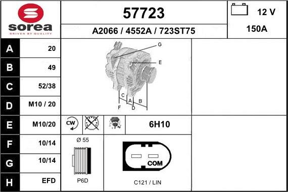 EAI 57723 - Alternateur cwaw.fr