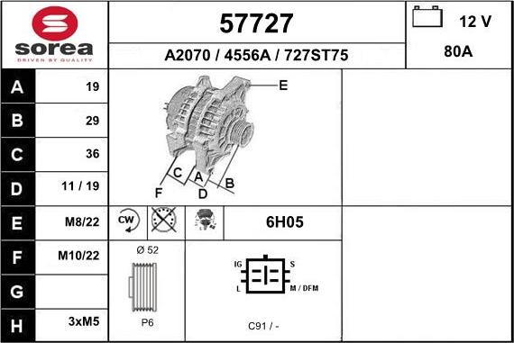 EAI 57727 - Alternateur cwaw.fr