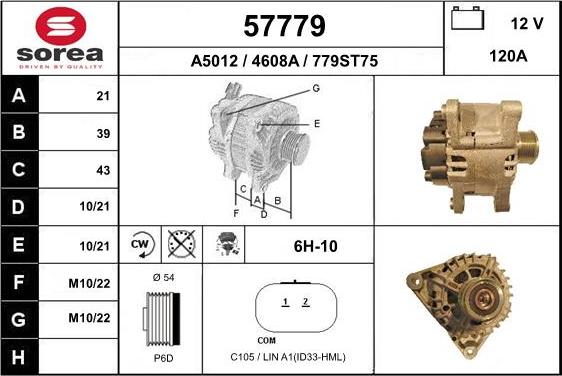 EAI 57779 - Alternateur cwaw.fr