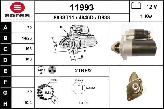 EAI 11993 - Démarreur cwaw.fr