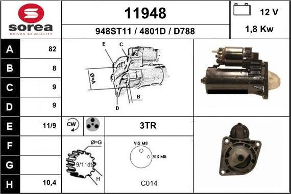 EAI 11948 - Démarreur cwaw.fr