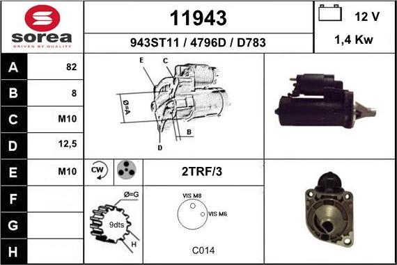 EAI 11943 - Démarreur cwaw.fr