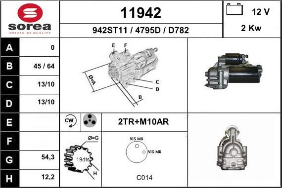 EAI 11942 - Démarreur cwaw.fr