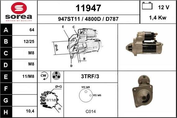 EAI 11947 - Démarreur cwaw.fr