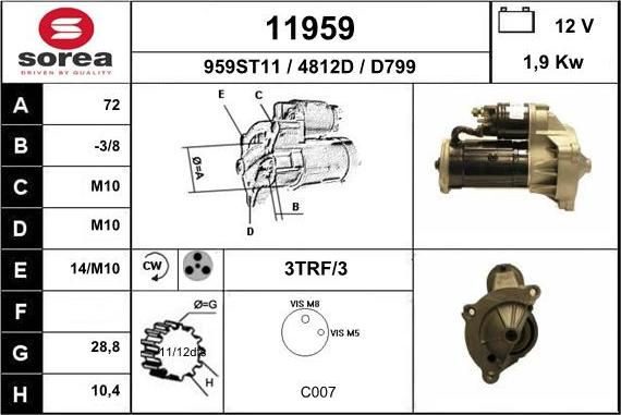 EAI 11959 - Démarreur cwaw.fr