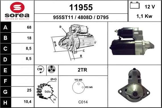 EAI 11955 - Démarreur cwaw.fr