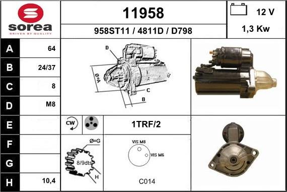 EAI 11958 - Démarreur cwaw.fr