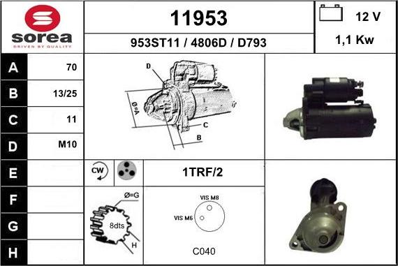 EAI 11953 - Démarreur cwaw.fr