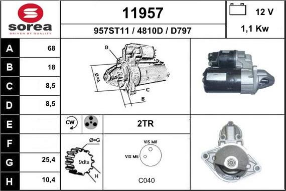 EAI 11957 - Démarreur cwaw.fr