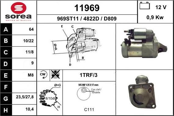 EAI 11969 - Démarreur cwaw.fr