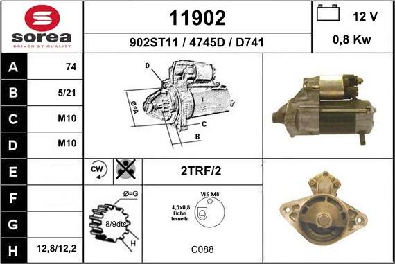 EAI 11902 - Démarreur cwaw.fr