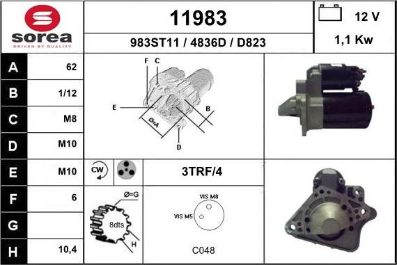 EAI 11983 - Démarreur cwaw.fr