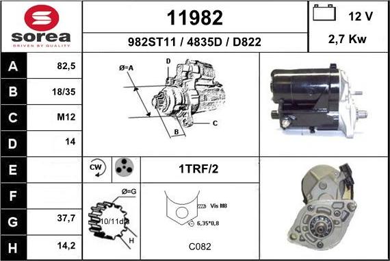 EAI 11982 - Démarreur cwaw.fr