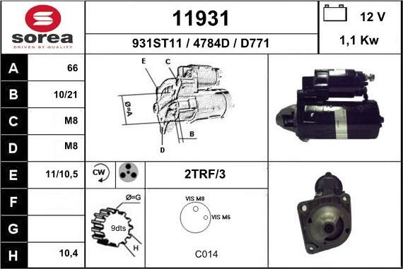 EAI 11931 - Démarreur cwaw.fr