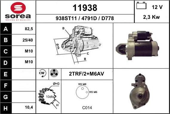 EAI 11938 - Démarreur cwaw.fr