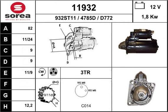 EAI 11932 - Démarreur cwaw.fr