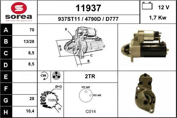 EAI 11937 - Démarreur cwaw.fr