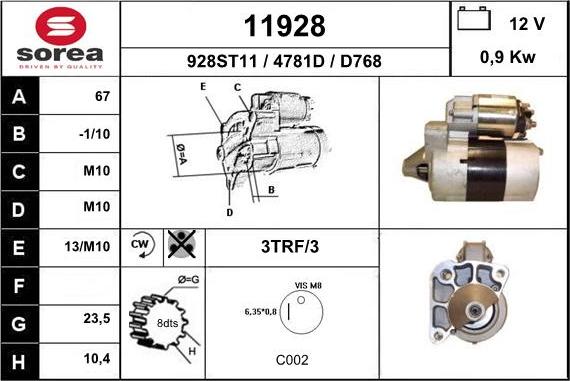 EAI 11928 - Démarreur cwaw.fr