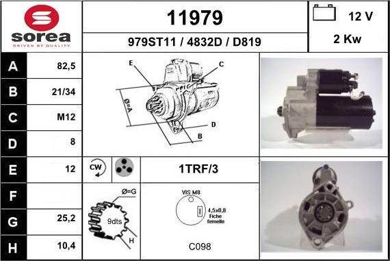 EAI 11979 - Démarreur cwaw.fr