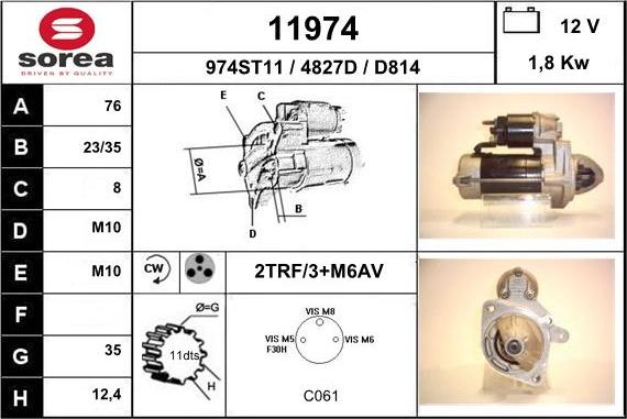 EAI 11974 - Démarreur cwaw.fr