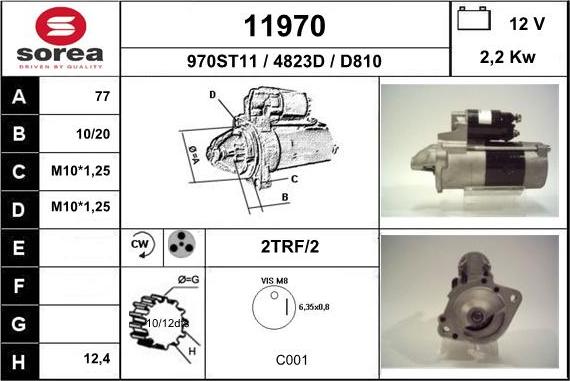 EAI 11970 - Démarreur cwaw.fr