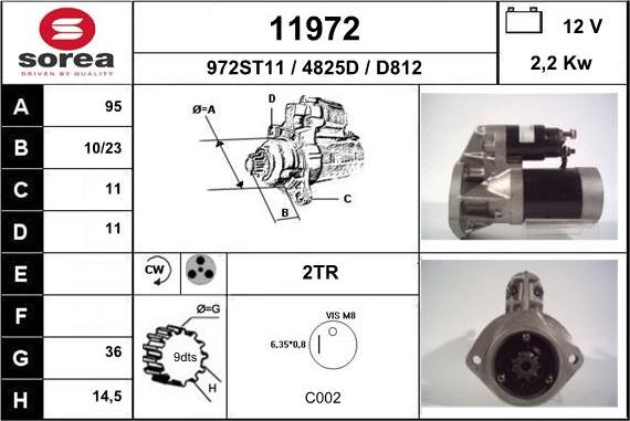 EAI 11972 - Démarreur cwaw.fr