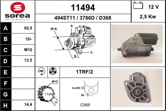 EAI 11494 - Démarreur cwaw.fr