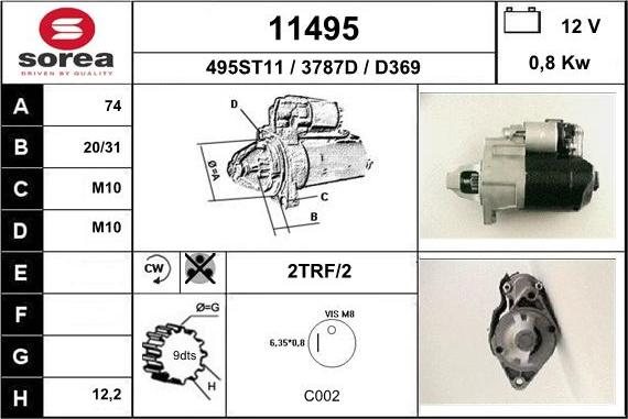 EAI 11495 - Démarreur cwaw.fr