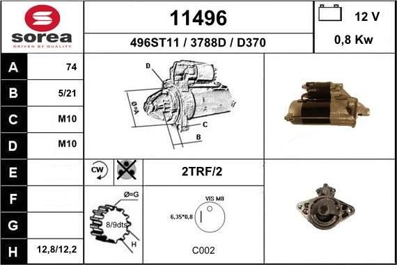 EAI 11496 - Démarreur cwaw.fr