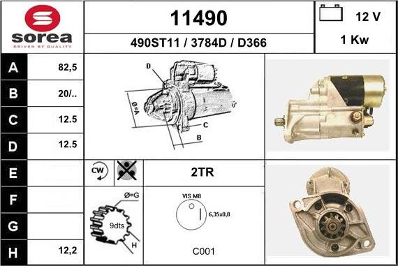 EAI 11490 - Démarreur cwaw.fr