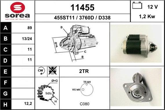 EAI 11455 - Démarreur cwaw.fr