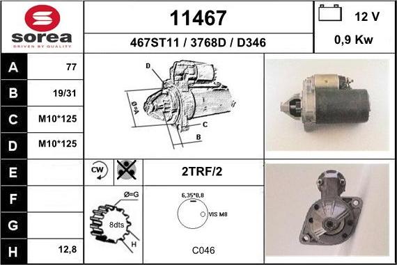 EAI 11467 - Démarreur cwaw.fr