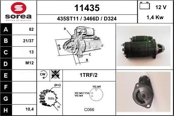 EAI 11435 - Démarreur cwaw.fr