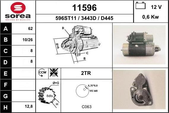 EAI 11596 - Démarreur cwaw.fr