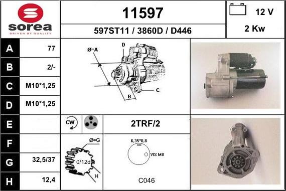 EAI 11597 - Démarreur cwaw.fr