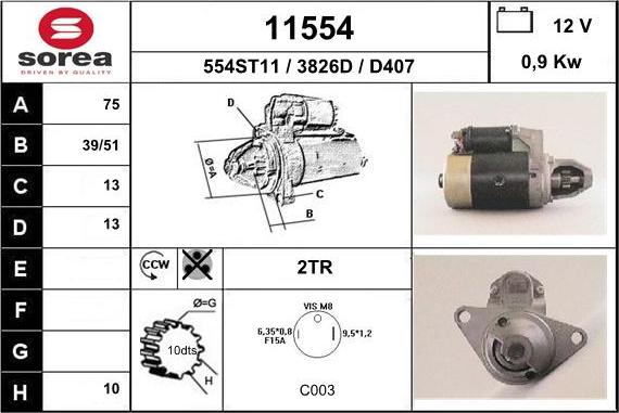 EAI 11554 - Démarreur cwaw.fr