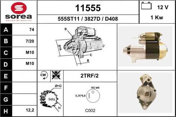 EAI 11555 - Démarreur cwaw.fr