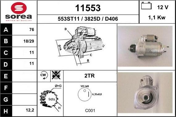 EAI 11553 - Démarreur cwaw.fr