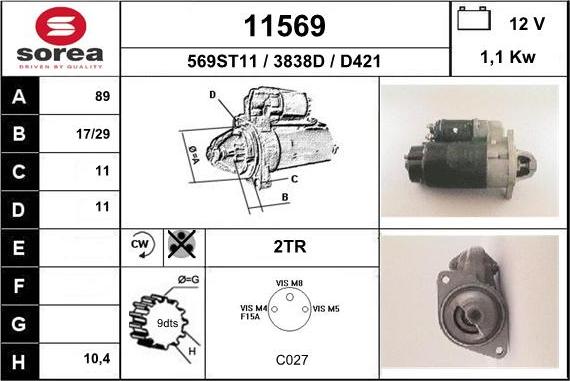 EAI 11569 - Démarreur cwaw.fr