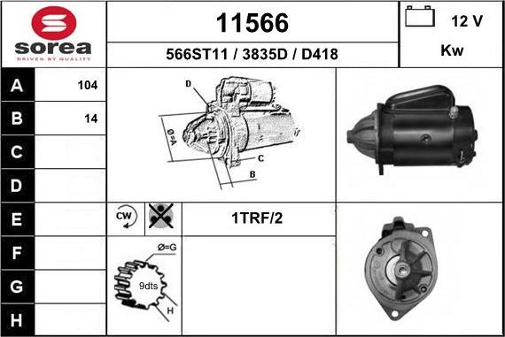 EAI 11566 - Démarreur cwaw.fr