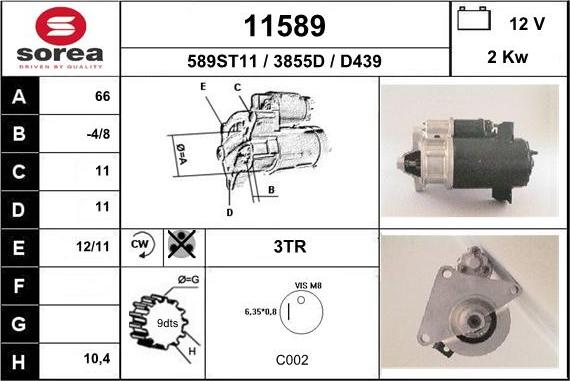 EAI 11589 - Démarreur cwaw.fr