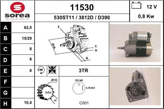 EAI 11530 - Démarreur cwaw.fr