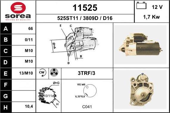 EAI 11525 - Démarreur cwaw.fr