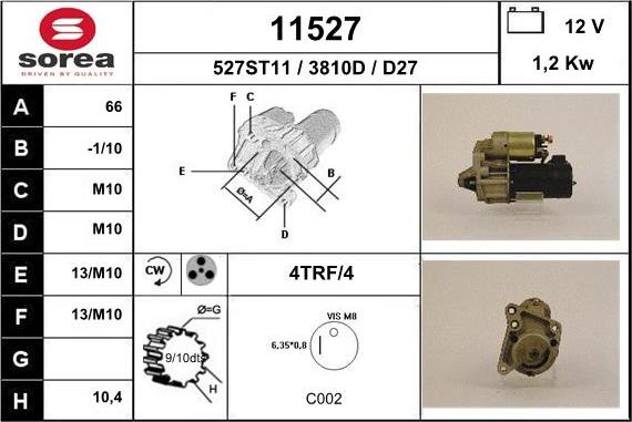 EAI 11527 - Démarreur cwaw.fr