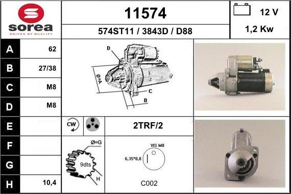 EAI 11574 - Démarreur cwaw.fr